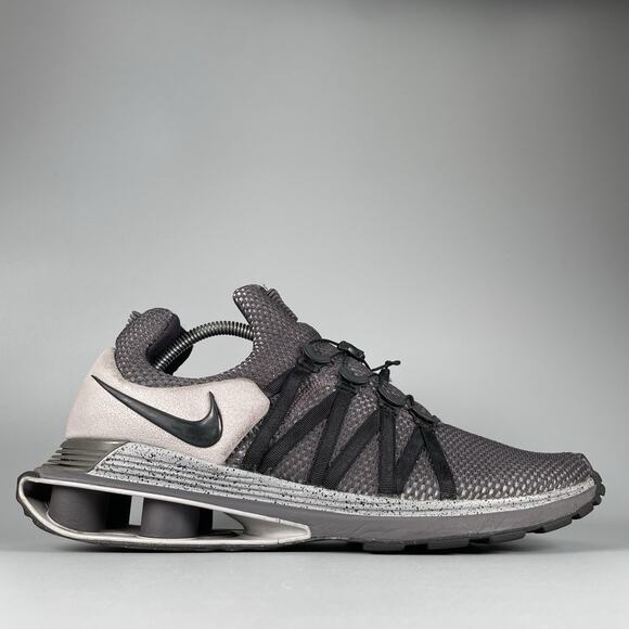 Nike Shox Gravity Mens 11.5 Atmosphere Grey/Black Athletic Sneakers Running Shoe - Picture 6 of 9